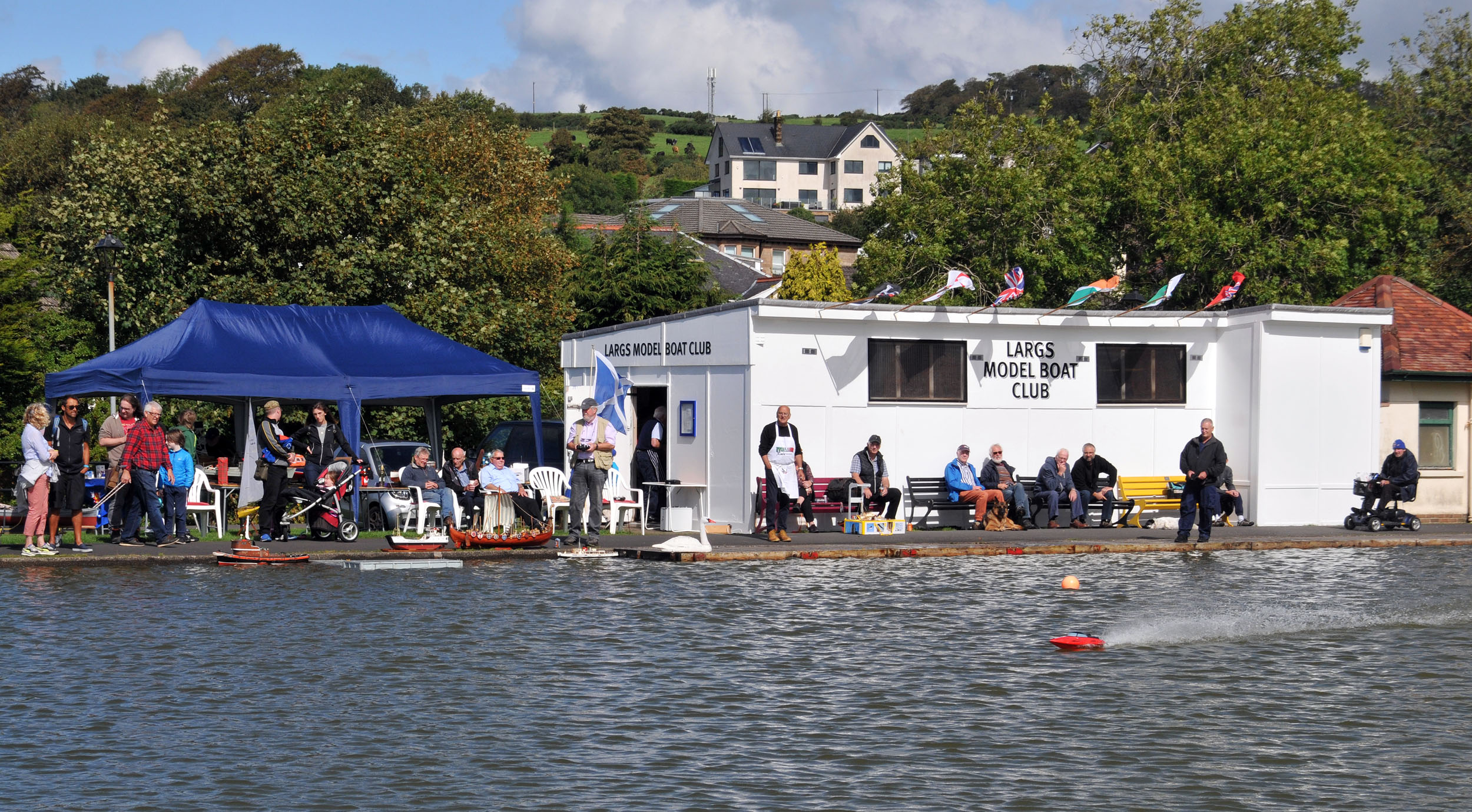 Largs Open Day 2022 Across to the club image